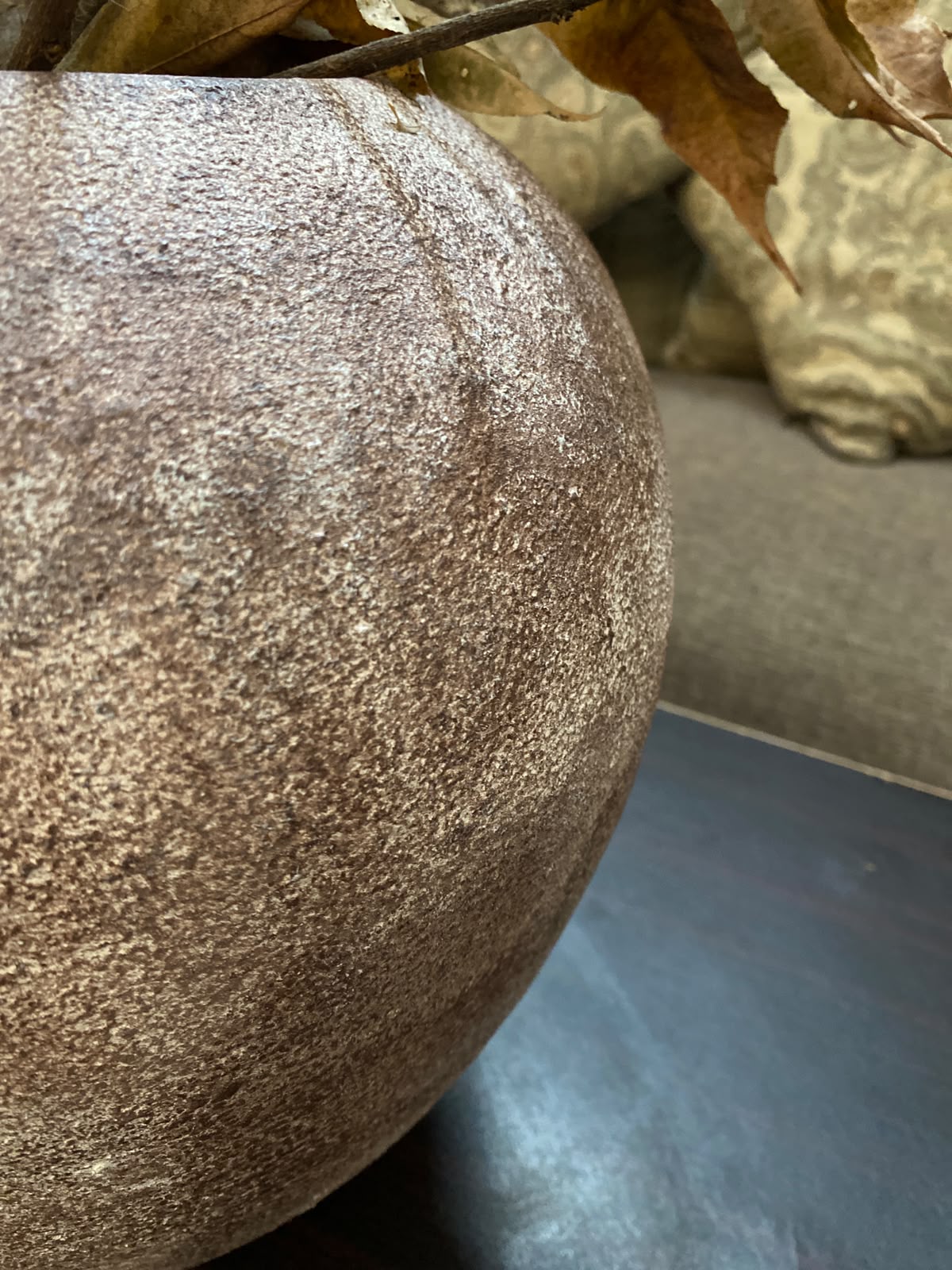 Textured Decorative Vase for Home Decor - 15 Inches