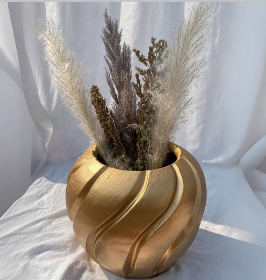 Luxury Textured Decorative Planter - For 12 Inches