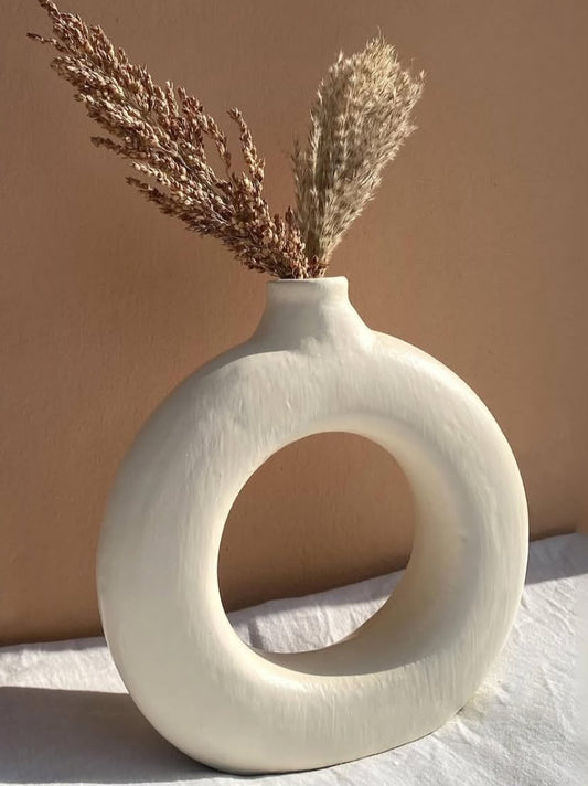 Modern Abstract Decorative Vase - 12 Inches