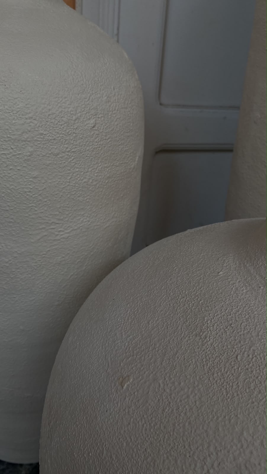 Modern White Decorative Vases-For Set Of 3- 24" 18" 15" | Completly Handmade
