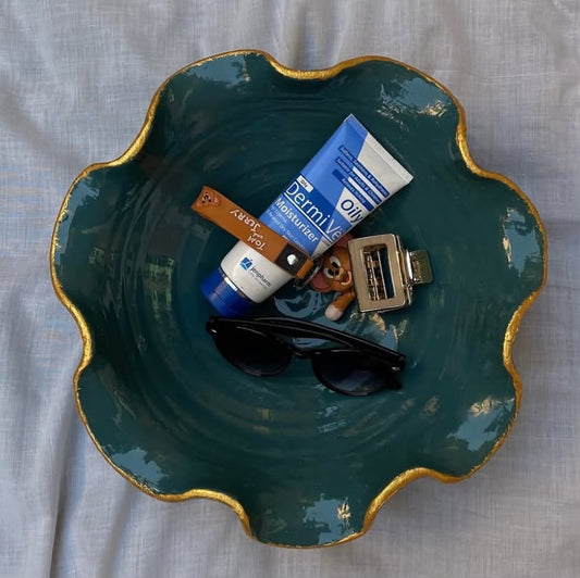 Modern Ceramic Decorative Bowl - 13 Inches Circumference