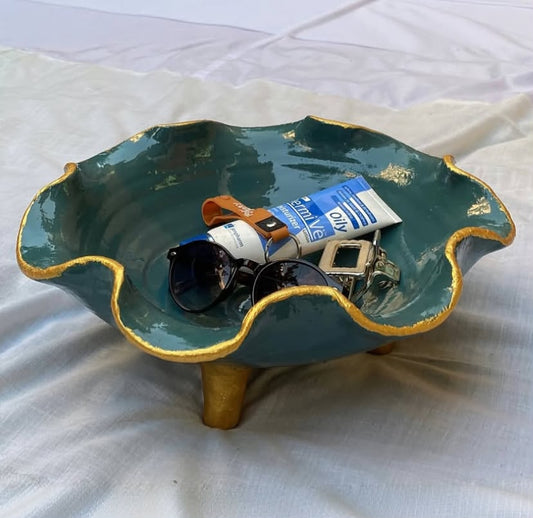 Modern Ceramic Decorative Bowl - 13 Inches Circumference